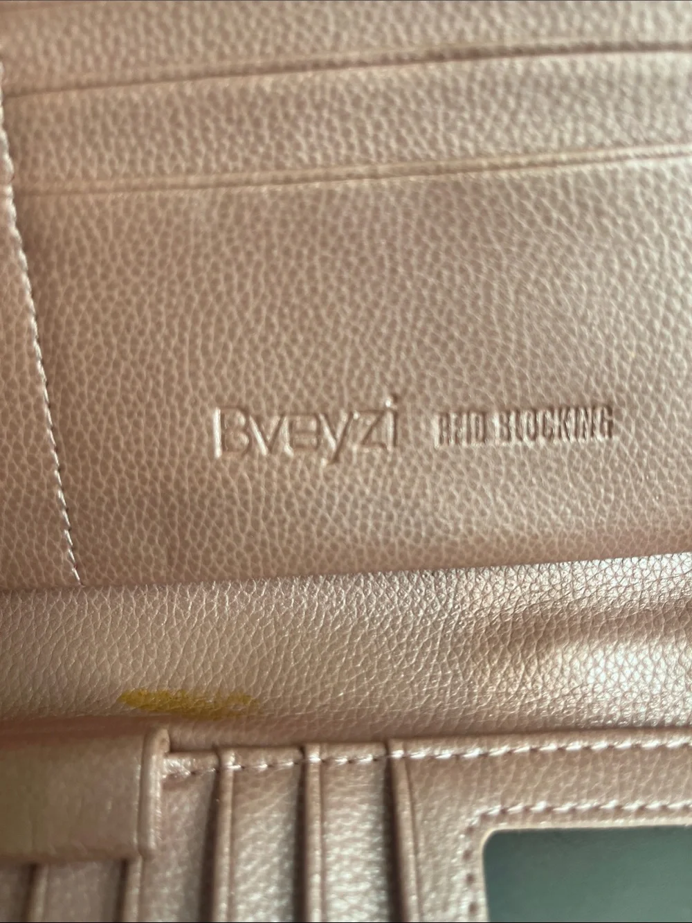 Rose Gold RFID-Blocking Women's Wallet